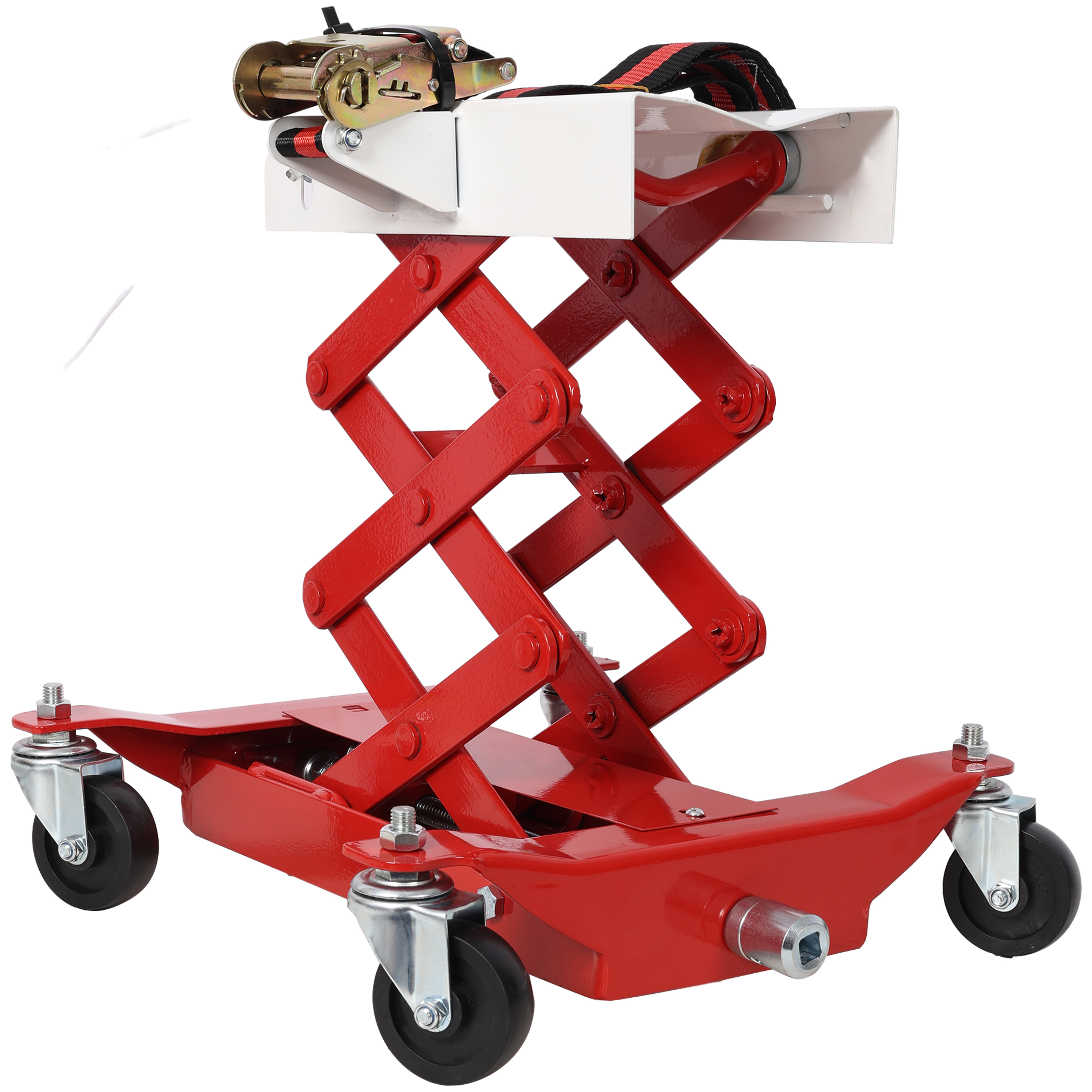 450 lb Low-Lift Transmission Jack with Safety Strap view 4