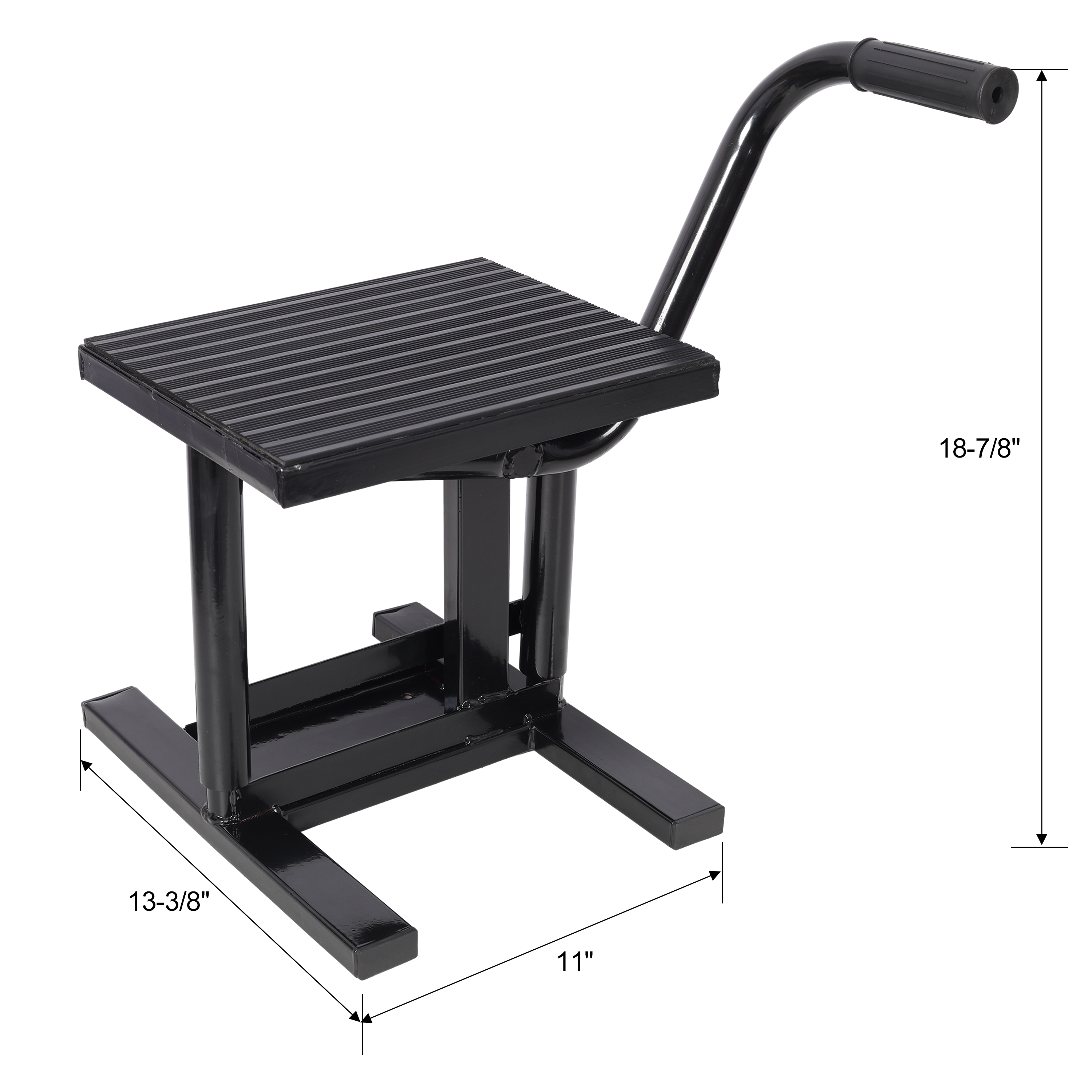 Motorcycle Dirt Bike Stands and Lifts Jack Stand Steel Lift 11 7/8″-16″ Adjustable Height 330 LBS Load view 5