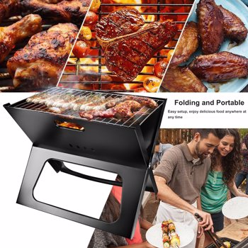 Portable BBQ Barbecue <b style=\\'color:red\\'>Grill</b> Foldable Charcoal <b style=\\'color:red\\'>Grill</b> Camping Garden Outdoor Travel