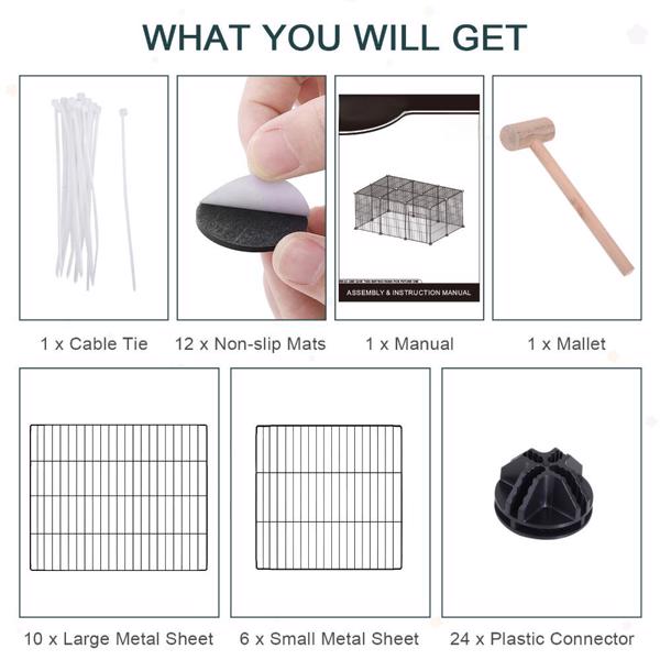 Pet Playpen DIY for Rabbit Chinchilla Hedgehog Guinea Pig ( Amazon Shipping)（Prohibited by WalMart）