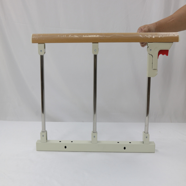 3-Section Folding Bed Rails Bed Assist Handle Bed Railing for Elderly Adults