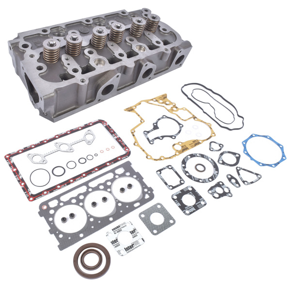 缸盖总成 Full Cylinder Head Valve & Spring Gasket for Kubota D902 Engine RTV900 RTV900W-3