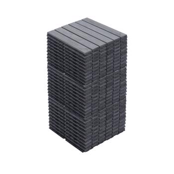 30 PCS Interlocking Deck Tiles Striped Pattern, 12\\" x 12\\" Square <b style=\\'color:red\\'>Light</b> Gray Acacia Hardwood Outdoor