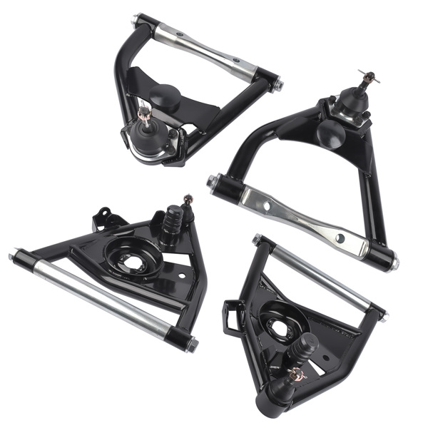 Set of 4 Front Tubular Upper & Lower Control Arms For Chevy C10 Suburban 1973-87