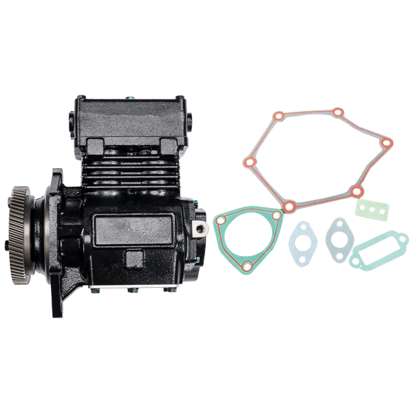 空气压缩机 Air Compressor Fits for Freightliner 2004 and Older 12.7 engine Detroit Diesel Series 60 12.7 TU-FLO 750 R23522123 23522122 109425 109426-2