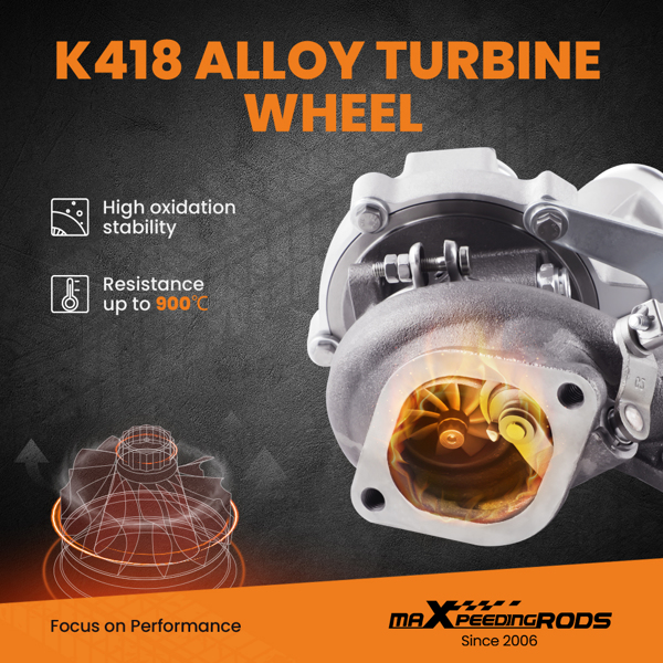 K03 涡轮增压器 适用于福特 3.5L Ecoboost F150 2013-2016 左侧涡轮增压器带垫片-7