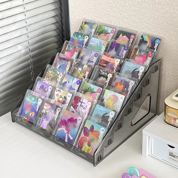 Acrylic Card Display Stand Rack Shelf Organizer For PSA Trading Baseball Card