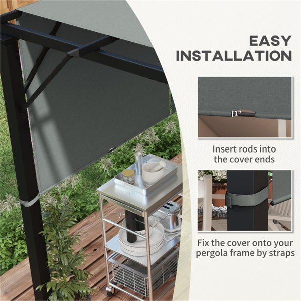2 Pcs Pergola Replacement Canopy