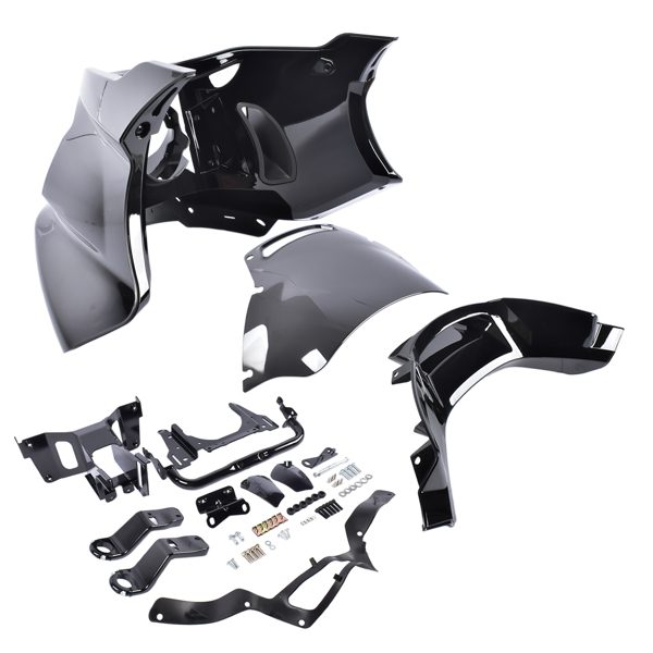 整流罩和挡风玻璃支架 Front Fairing Windshield & Bracket Kit for Harley Softail Low Rider S 2018-2024-3