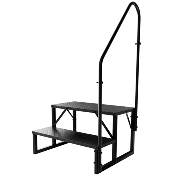 Ladder Shelf Outdoor Mobile Home Stairs for Camper/Porch/SPA Pool/<b style=\\'color:red\\'>Pet</b> Stairs