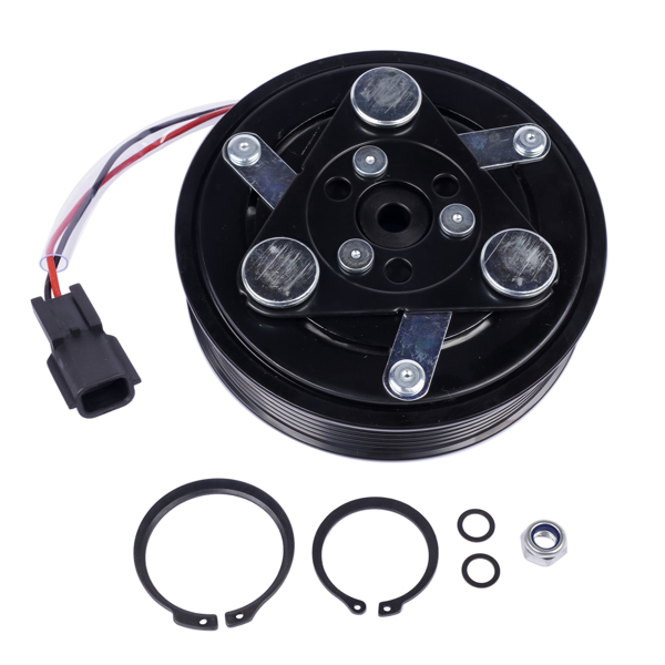 A/C Compressor Clutch Kit for Nissan Sentra S/SL/SR/SV 1.8L Sedan 2013-2019 926003SH0A 926003SH1A 926003SH1B CO29072C