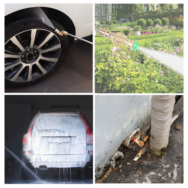 高压清洗机 七档240°旋转可调喷嘴 1/4 Inch 快接插头-8