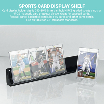 Acrylic Sports Card Display Shelf Wall Mount