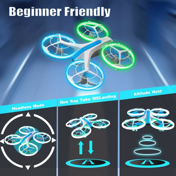 4DRC V33 RC Drone RC Quadcopter 360 ° Rolling Toy,Flying Toy RC Toy suitable for children ,Logistics is randomly sent by UPS/USPS