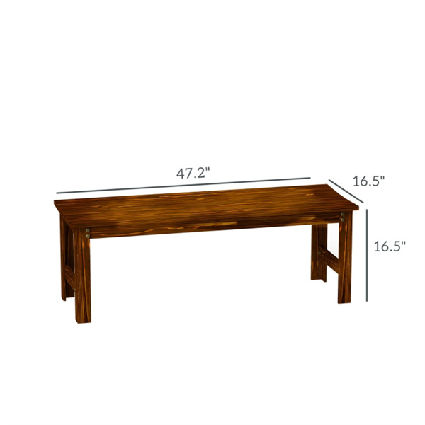 花园椅 /户外花园长椅 （周末不发货）（ Amazon Shipping）（WalMart禁售）-3