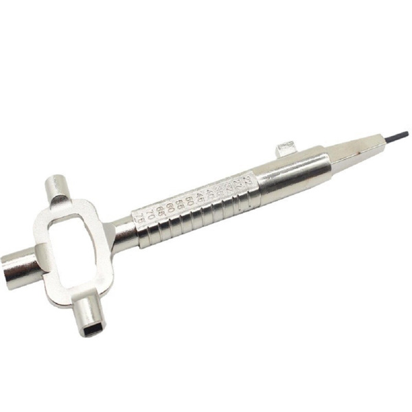 Sliver Locksmith Tool Multi Purpose Cylinder Gauge Cam Turner Spindle Turner Accessories