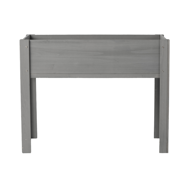 带腿高架花坛，高架木制花箱，适合户外植物花卉水果蔬菜香草种植-3