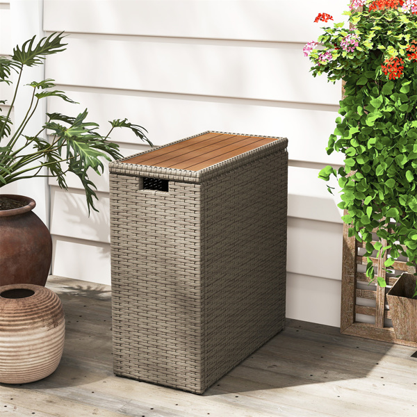 Wicker Outdoor Storage Box