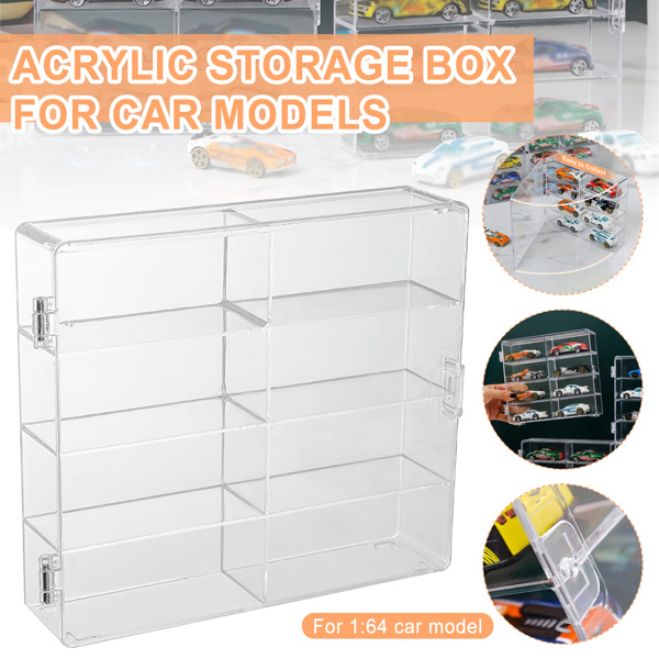 8-grid Acrylic Display Rack Storage Box Suitable For Storage And Display