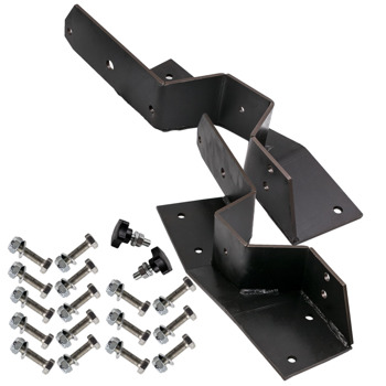 1 Pair Rear Frame C-Notch Kit for Chevrolet C10 GMC Truck 1963-1972 Bolt in