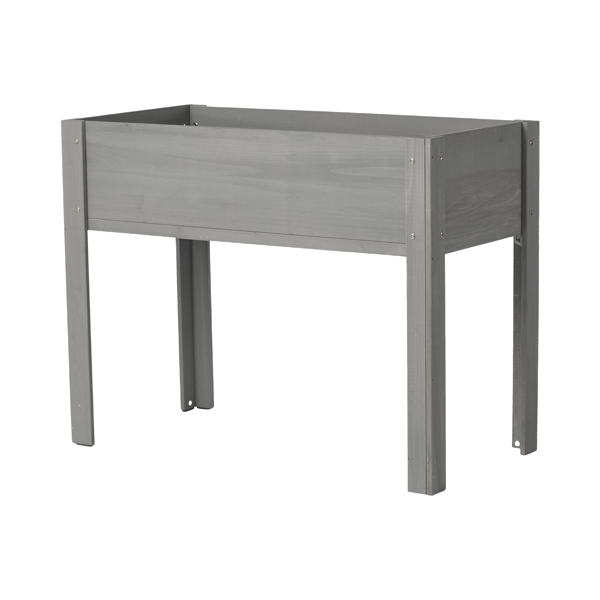 带腿高架花坛，高架木制花箱，适合户外植物花卉水果蔬菜香草种植-7