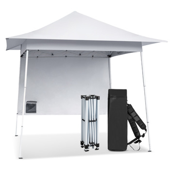 8*8ft  Beveled Oxford Cloth  Plastic Sprayed Iron Pipe With One Side Cloth Backpack Storage Bag Folding Shed 