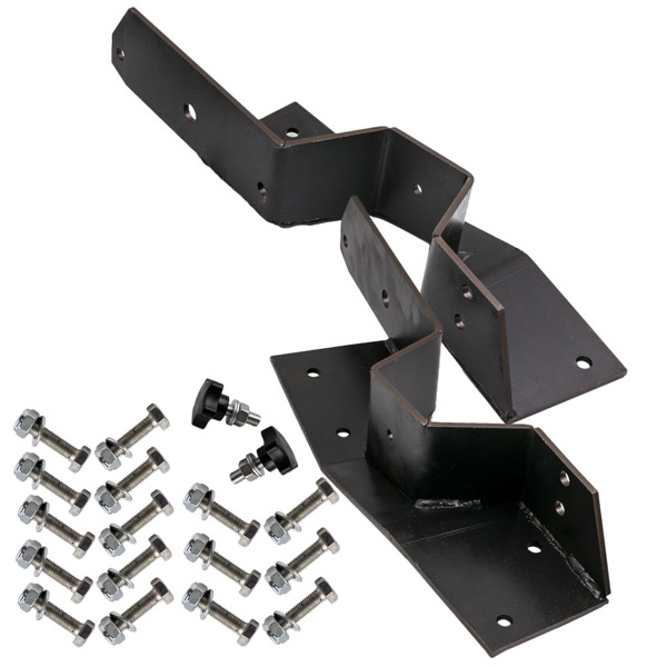 1 Pair Rear Frame C-Notch Kit for Chevrolet C10 GMC Truck 1963-1972 Bolt in