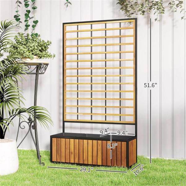 木制花园床（周末不发货）（ Amazon Shipping）（WalMart禁售）-7