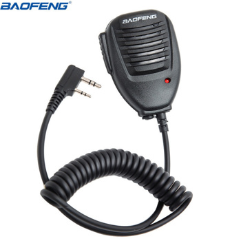BaoFeng Walkie Talkie Speaker Mic Microphone, Remote Shoulder UV-5R BF-F8HP 5RM UV-21R K5PLUS GM-15 Pro UV-5G Plus GM-5RH UV-17R TIDRADIO TD-H3 TD-H8 Quansheng UV-K5（1PCS）