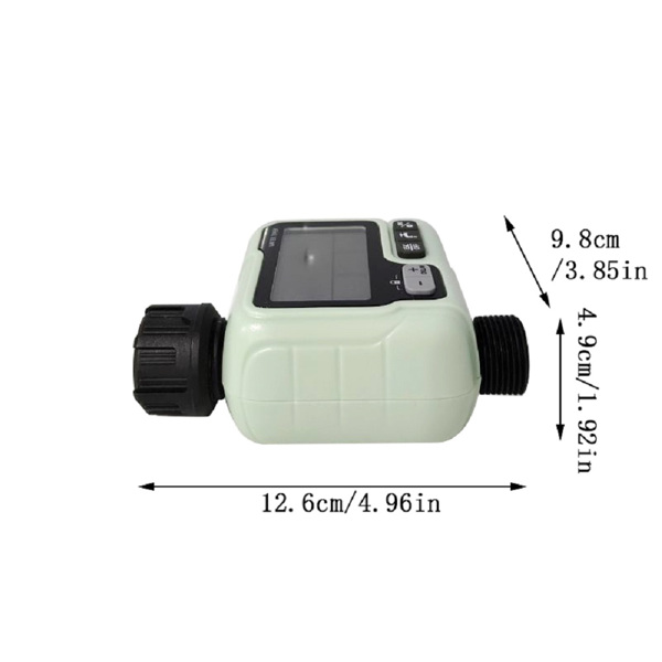 Digital Water Timer, Sprinkler Timer Programmable with Rain Delay, Garden Hose Timers for Watering with Large LCD Display