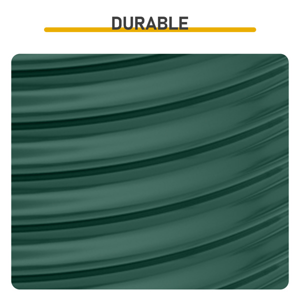 1PC 8*4*2FT 拼接式椭圆形镀锌板 深绿色 铁种植-4