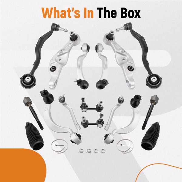  前上下控制臂套件适用于Lexus  LS460 RWD 2007-17 前进或后退-2