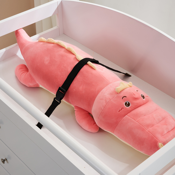 三层抽屉 白色 油漆面密度板 90.5*58*92cm 儿童木床 带安全带 换尿布台 婴儿-33