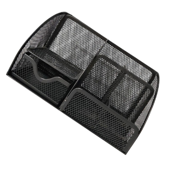 Mesh Desk Organizer,Multi-Use Desk Tidy & Pen Holder with 6 storage and 1 Slide Drawer