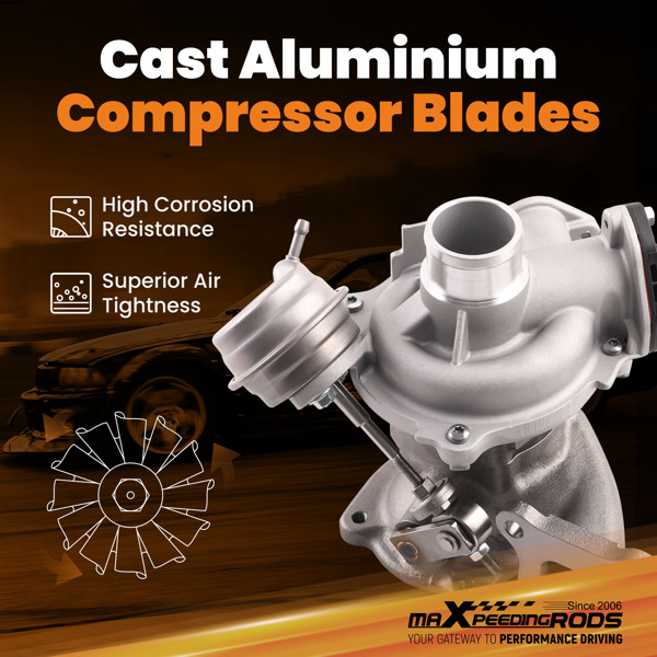 涡轮增压器适用于Ford Fiesta Focus  EcoSport 1.0L EcoBoost 74Kw 1799852 1761178 -5