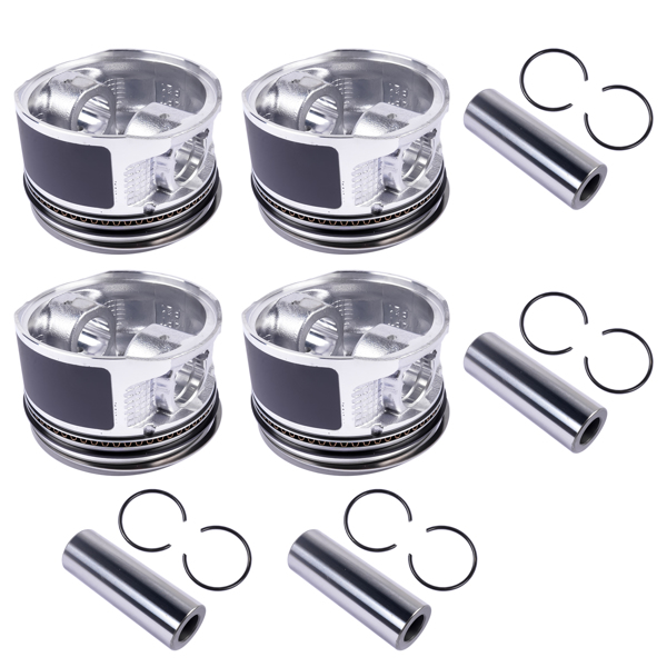 活塞 4pcs Engine Piston Rings Set for Toyota 4Runner T100 Tacoma 2.7L 3RZFE 1994-2004 13103-75041 13101-75041-4