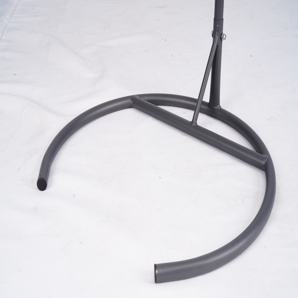 带支架和靠垫的猫咪秋千床，藤条外观的猫蛋椅，室内悬挂式秋千猫床，适合猫咪、小型犬和小动物，棕色-12