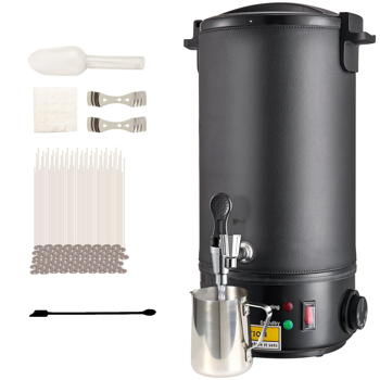10L Industrial-Grade Electric Wax Melter for Candle Making - Giant Capacity with 9-Tier Temperature Control, Precision Pour Spout & Non-Stick Coating, Ideal for Bulk Candle,Cream Production & Home DIY