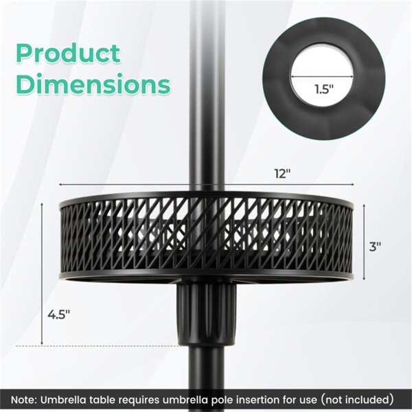 露台伞桌托盘可调节 （amazon shipping-发货，WALMART禁止销售）周末不发货-4