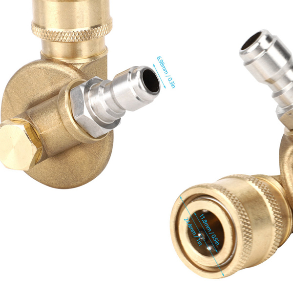 高压清洗机 七档240°旋转可调喷嘴 1/4 Inch 快接插头-10