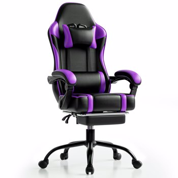 <b style=\\'color:red\\'>Gaming</b> Chair, Computer Chair with Footrest and Lumbar Support, Ergonomic Video Game Chair