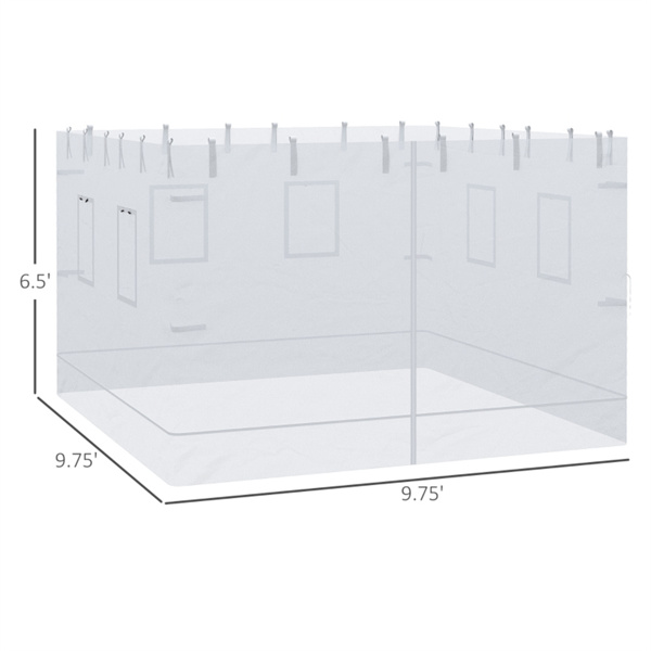 Pop up Canopy Walls, Universal Replacement Netting