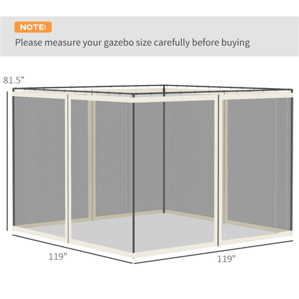 Replacement Mesh Sidewall Netting