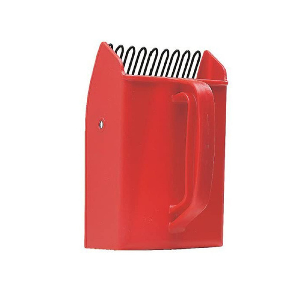 Berry Picker with Metal Comb Plastic Blueberry Scoop Rake Red