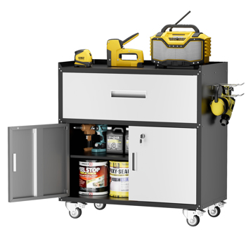 Metal garage cabinets, rolling <b style=\\'color:red\\'>tool</b> cart boxes with wheels