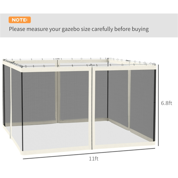 Replacement Mesh Sidewall Netting