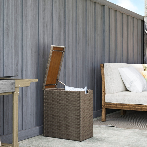 Wicker Outdoor Storage Box