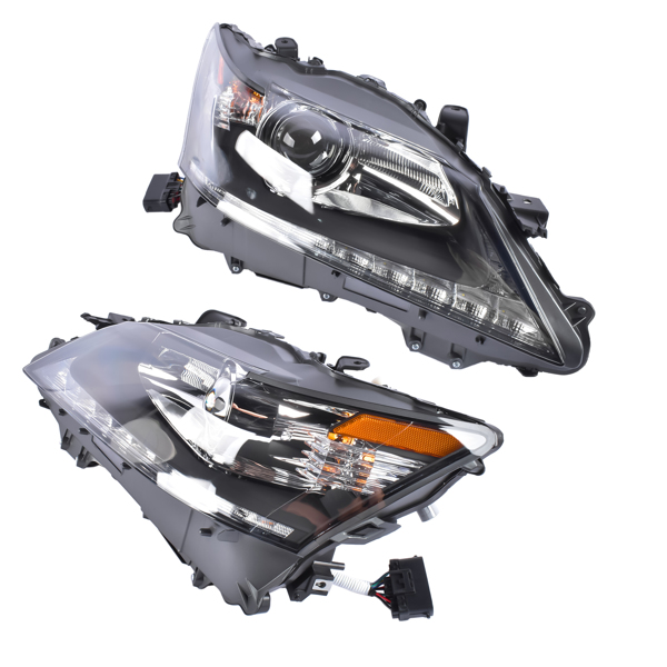 Pair Headlamps For 2013-2015 Lexus GS350 GS450h NON-AFS 81185-30F80 81145-30F80