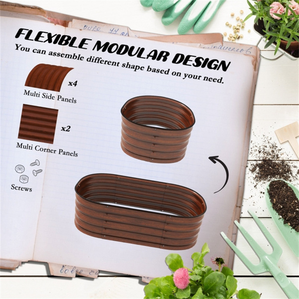 金属花盆、种植箱（周末不发货）（ Amazon Shipping）（WalMart禁售）-7