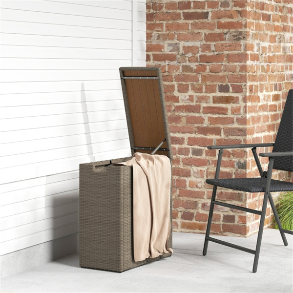 Wicker Outdoor Storage Box